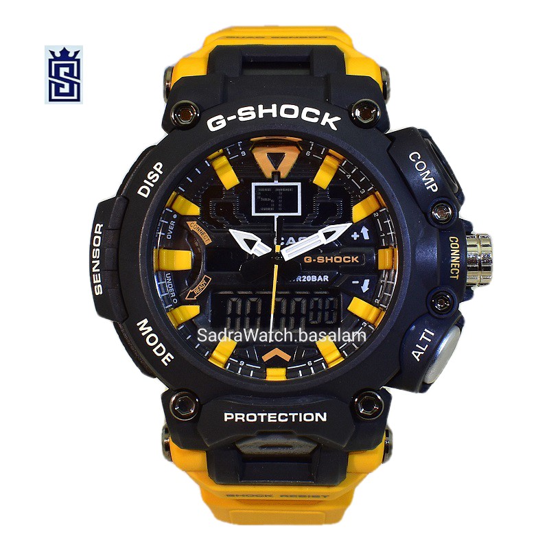 CASIO G- SHOCK HSD05 جدید دوزمانه بند زرد
