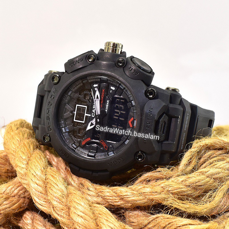 CASIO G- SHOCK MTC-B1000 جدید دوزمانه تمام مشکی - Image 3