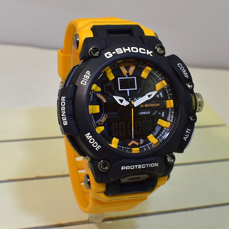 CASIO G- SHOCK HSD05 جدید دوزمانه بند زرد - Image 2