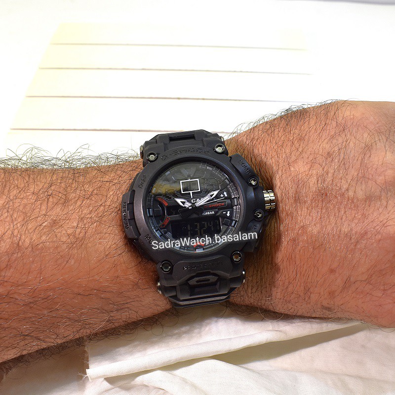 CASIO G- SHOCK MTC-B1000 جدید دوزمانه تمام مشکی - Image 6