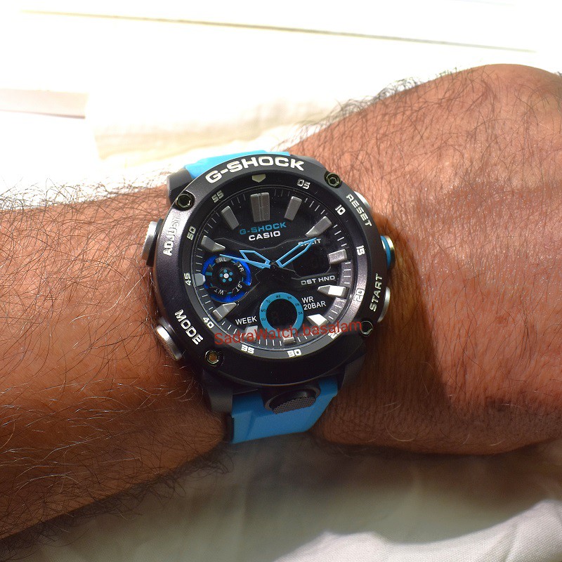 G- SHOCK 5590 GA-2000 جی شاک جدید اعلا دوزمانه بسته بندی تایلند ،، بند دولایه ،، قاب فیبرکربن فشرده نشکن - Image 6