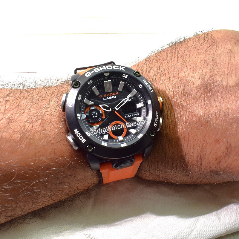 G- SHOCK 5590 GA-2000 جی شاک جدید اعلا دوزمانه بسته بندی تایلند ،، بند دولایه ،، قاب فیبرکربن فشرده نشکن - Image 6