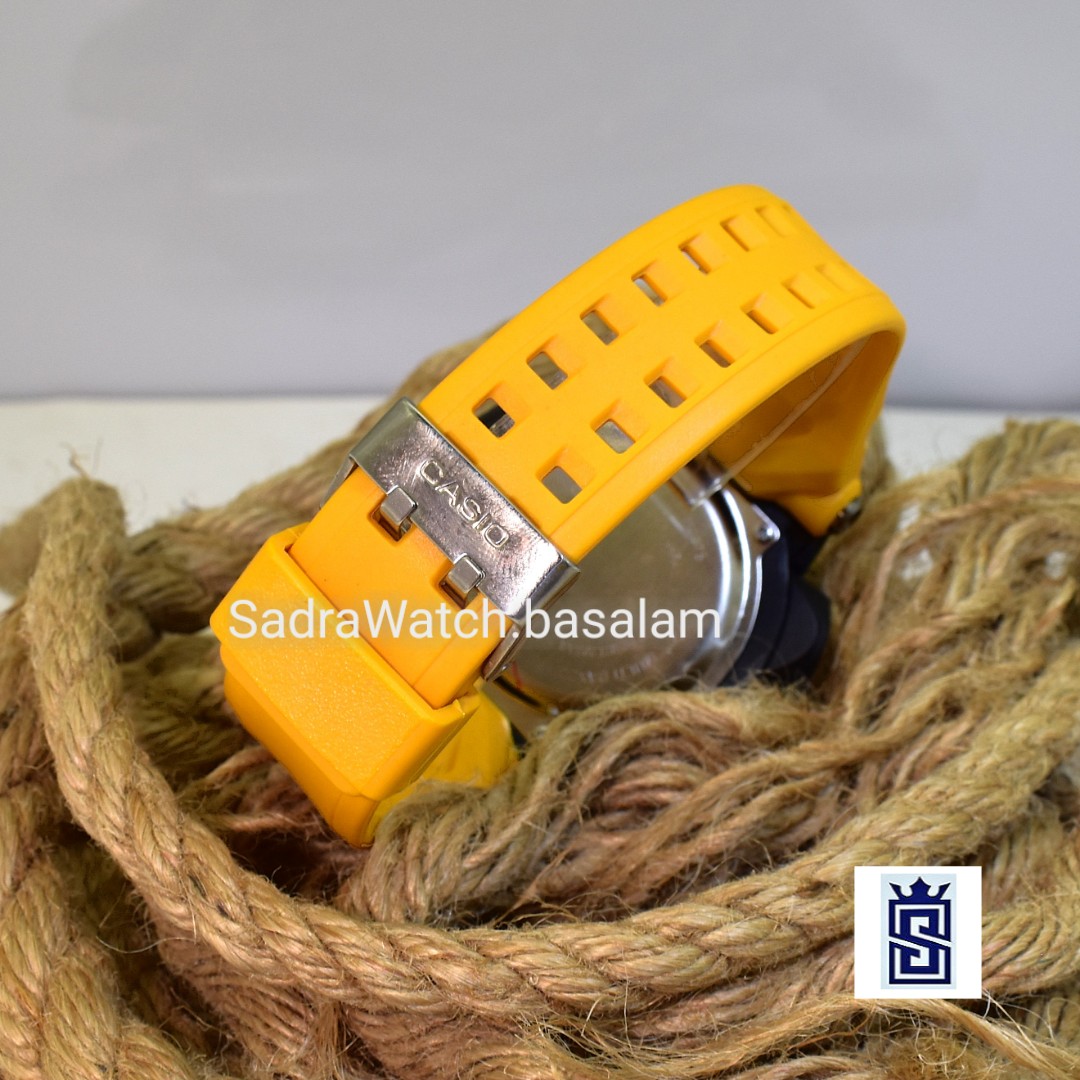 CASIO G- SHOCK HSD05 جدید دوزمانه بند زرد - Image 7
