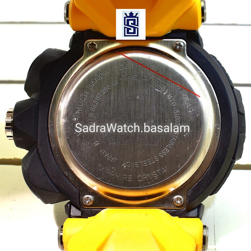 CASIO G- SHOCK HSD05 جدید دوزمانه بند زرد - Image 8