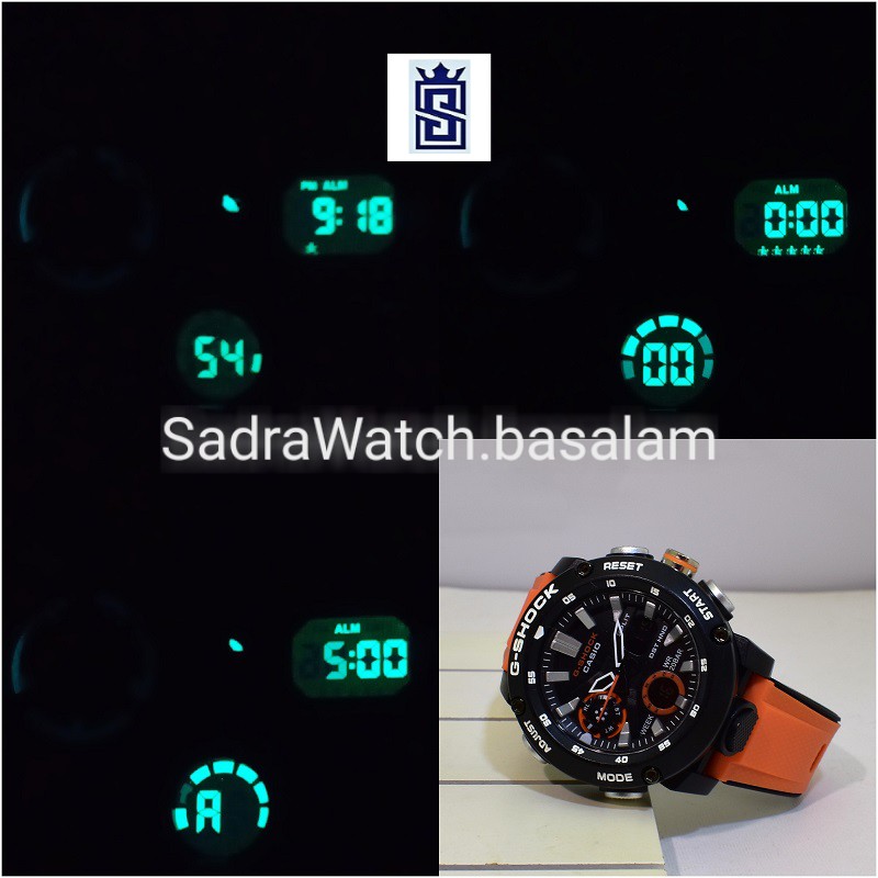 G- SHOCK 5590 GA-2000 جی شاک جدید اعلا دوزمانه بسته بندی تایلند ،، بند دولایه ،، قاب فیبرکربن فشرده نشکن - Image 9