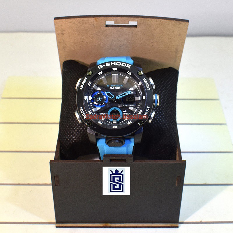 G- SHOCK 5590 GA-2000 جی شاک جدید اعلا دوزمانه بسته بندی تایلند ،، بند دولایه ،، قاب فیبرکربن فشرده نشکن - Image 10