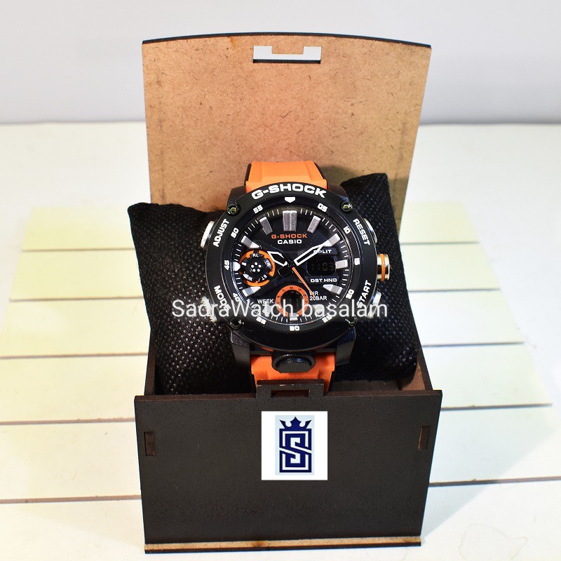 G- SHOCK 5590 GA-2000 جی شاک جدید اعلا دوزمانه بسته بندی تایلند ،، بند دولایه ،، قاب فیبرکربن فشرده نشکن - Image 10