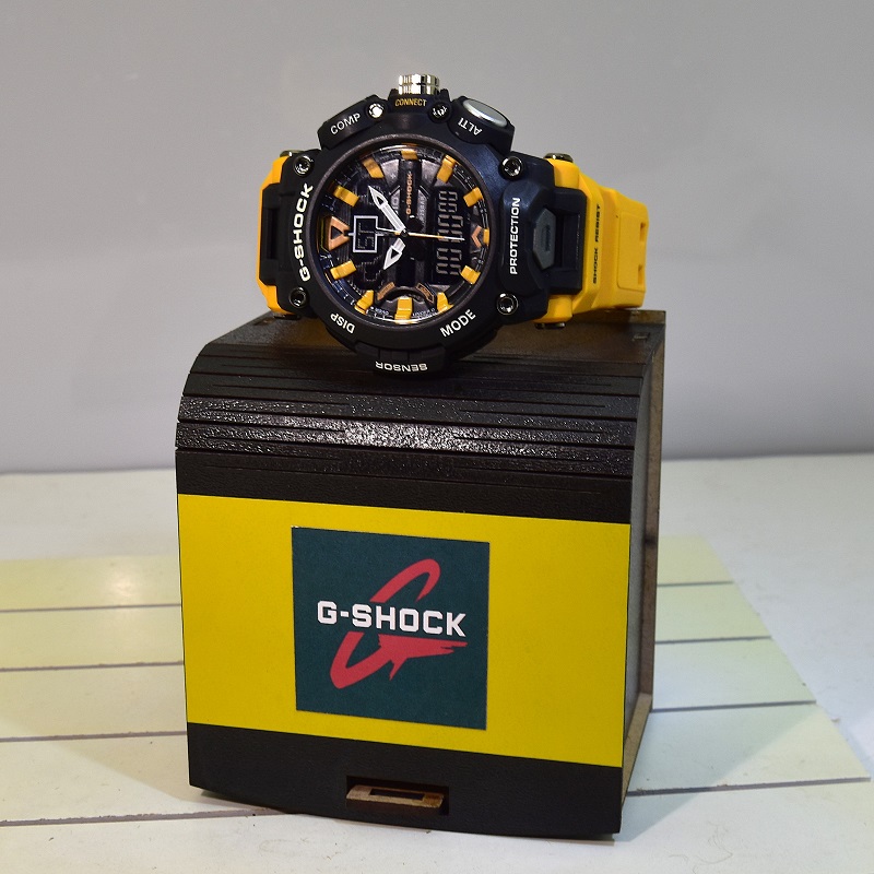CASIO G- SHOCK HSD05 جدید دوزمانه بند زرد - Image 11