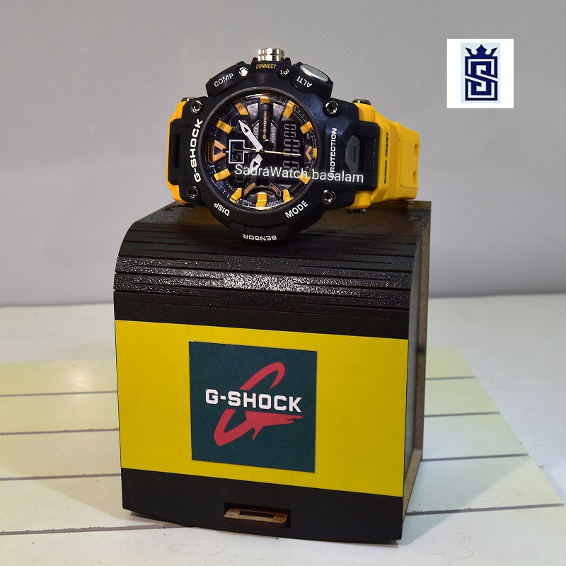 CASIO G- SHOCK HSD05 جدید دوزمانه بند زرد - Image 11