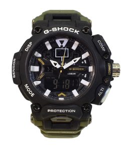 CASIO G- SHOCK HSD05 جدید دوزمانه بند سبز رنگ
