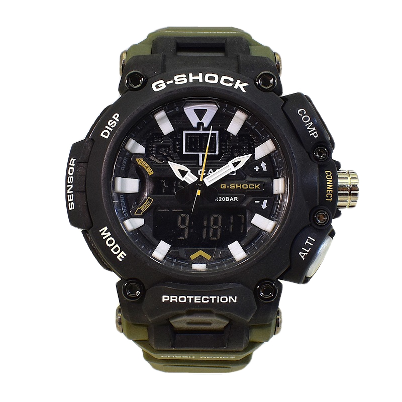 CASIO G- SHOCK HSD05 جدید دوزمانه بند سبز رنگ