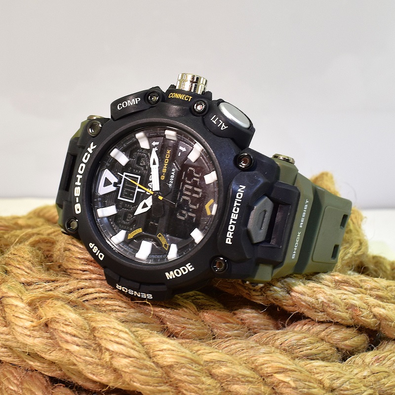 CASIO G- SHOCK HSD05 جدید دوزمانه بند سبز رنگ - Image 3
