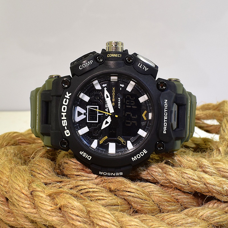 CASIO G- SHOCK HSD05 جدید دوزمانه بند سبز رنگ - Image 5