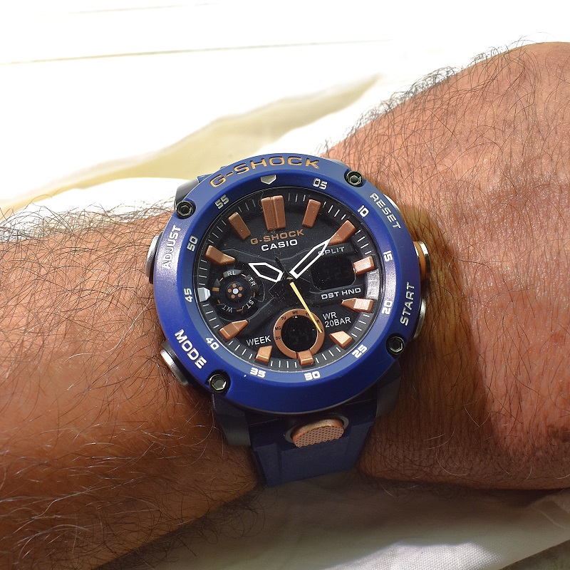G- SHOCK 5590 GA-2000 جی شاک جدید اعلا دوزمانه بسته بندی تایلند ،، بند دولایه ،، قاب فیبرکربن فشرده نشکن - Image 6