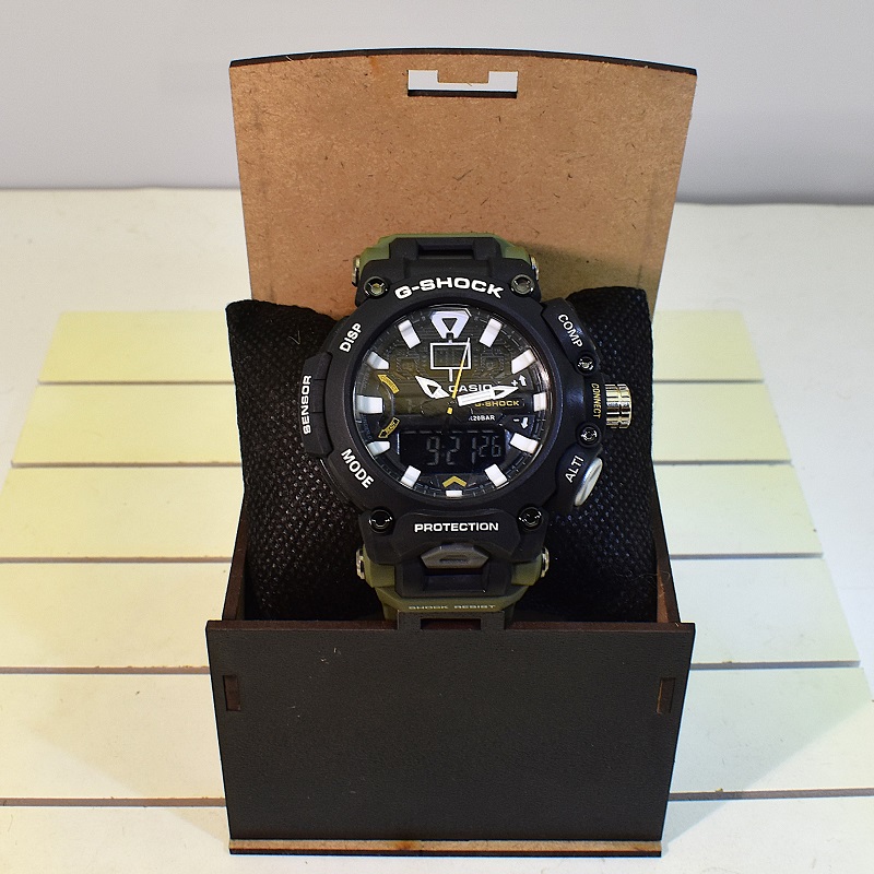 CASIO G- SHOCK HSD05 جدید دوزمانه بند سبز رنگ - Image 10