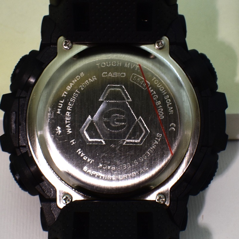 G-SHOCK CASIO 5544 MTG-B1000 کاسیو جی شاک هیدرولیگ دیجیتال 3 زمانه ** جدید ** - Image 9