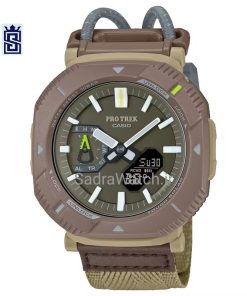 کاسیو هیدرولیک CASIO PROTEK WORLD TIME 5732 PRJ-B001 – بهمراه دستبند اورجینال کادمن با جعبه شیک دستبند