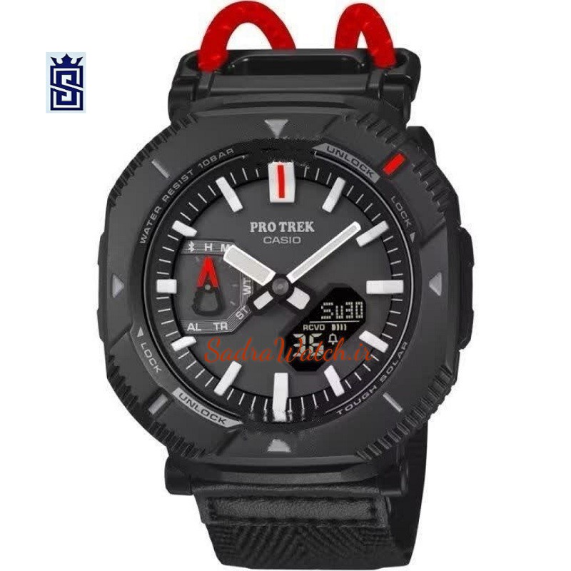 کاسیو هیدرولیک CASIO PROTEK WORLD TIME 5732 PRJ-B001 – بهمراه دستبند اورجینال کادمن با جعبه شیک دستبند