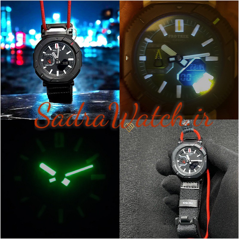 کاسیو هیدرولیک CASIO PROTEK WORLD TIME 5732 PRJ-B001 – بهمراه دستبند اورجینال کادمن با جعبه شیک دستبند - Image 12
