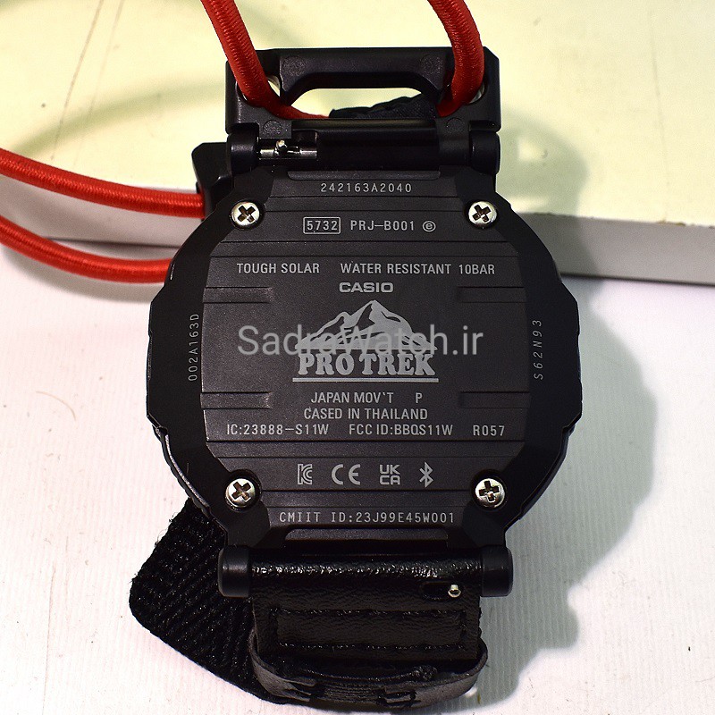 کاسیو هیدرولیک CASIO PROTEK WORLD TIME 5732 PRJ-B001 – بهمراه دستبند اورجینال کادمن با جعبه شیک دستبند - Image 11