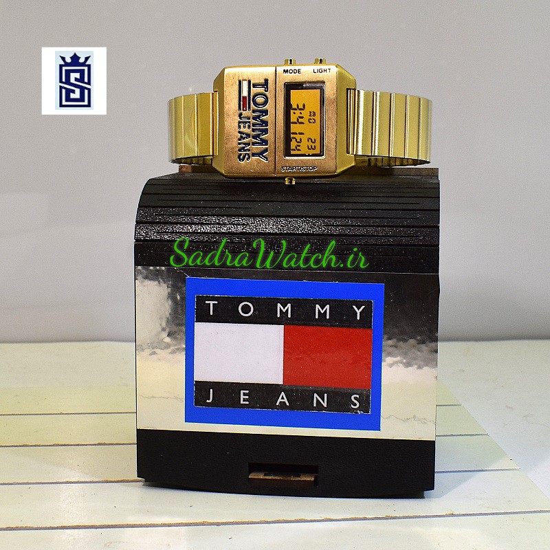 TOMMY JEANS TH.386.1.34.2764 تامی دیجیتالی ،، کلا فلزی ،، فول امکانات ،، رنگ طلایی - Image 11