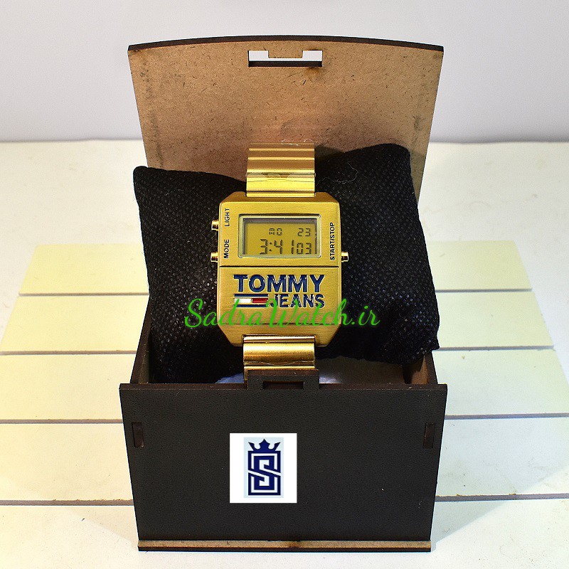 TOMMY JEANS TH.386.1.34.2764 تامی دیجیتالی ،، کلا فلزی ،، فول امکانات ،، رنگ طلایی - Image 10