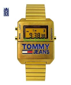 TOMMY JEANS TH.386.1.34.2764 تامی دیجیتالی ،، کلا فلزی ،، فول امکانات ،، رنگ طلایی